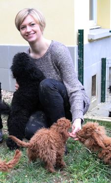 Aurélie et ses caniches