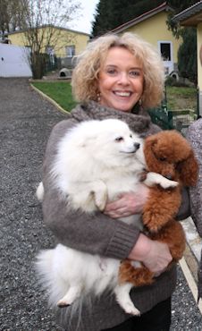 monique et ses chiots
